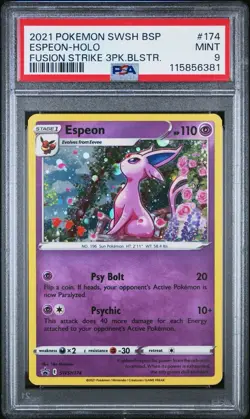 Pokemon Espeon SWSH174 SWSH: Sword & Shield Promo Cards Holo PSA 9 🔥 - Image 2