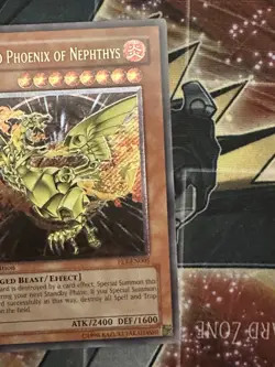 Sacred Phoenix of Nephthys FET-EN005 Ultimate Rare 1st Ed Mint/NM Yugioh - Image 4