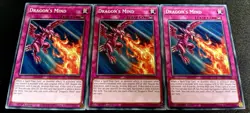 3x Dragon’s Mind 1st Edition Mint Condition Yu-Gi-Oh! Playset [ALIN-EN079] - Image 1