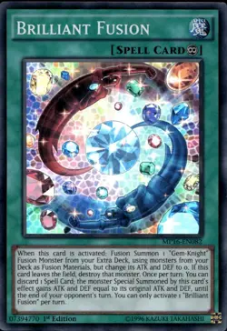 Brilliant Fusion 1st Ed Super MP16-EN082 Yu-Gi-Oh! - Image 1
