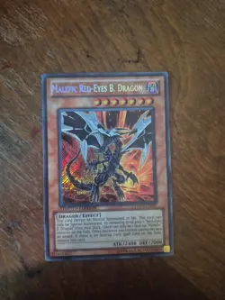 1x (LP) Malefic Red-Eyes B. Dragon - YMP1-EN001 - Secret Rare - Limited Edition - Image 1