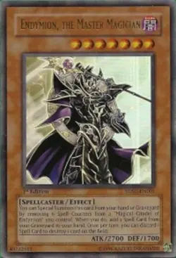 Yugioh! LP Endymion, the Master Magician - SDSC-EN001 - Ultra Rare - 1st Edition - Image 1