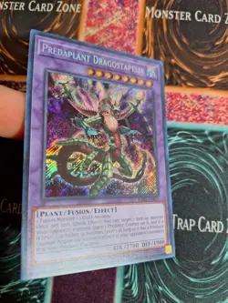 Yu-Gi-Oh! Predaplant Dragostapelia RA01-EN027 Secret Rare 1st Edition Near Mint - Image 2