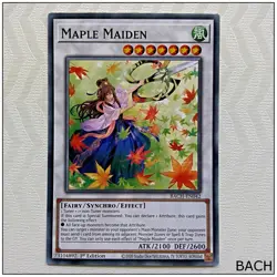 Maple Maiden - BACH-EN042 - Common 1st Edition Yugioh - Image 1