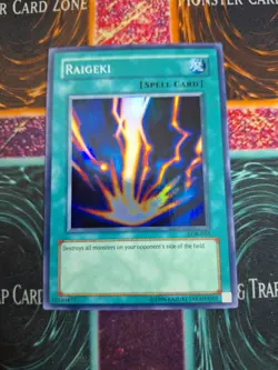Yu-Gi-Oh! TCG Raigeki LOB-053 Super Rare Unlimited Near Mint - Image 1