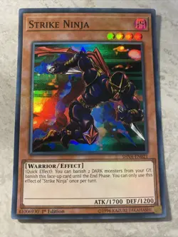 Yugioh - Strike Ninja - SHVA-EN021 - Super Rare 1st Edition - Image 1