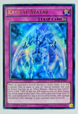Yugioh Krystal Avatar MVP1-EN011 Ultra Rare 1st Edition - Image 1