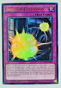 Yugioh Induced Explosion MVP1-EN009 Ultra Rare 1st Edition - Image 1