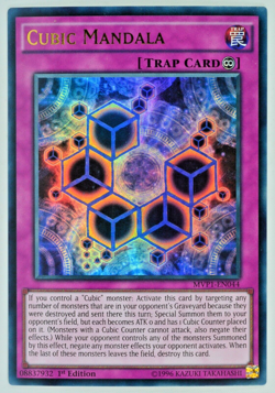 Yugioh Cubic Mandala MVP1-EN044 Ultra Rare 1st Edition - Image 1