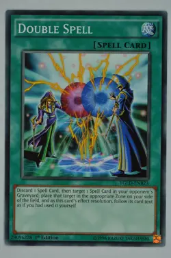 Yugioh Double Spell YGLD-ENB23 Common 1st Edition - Image 1