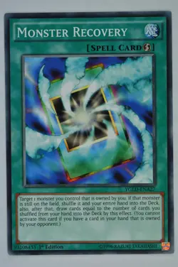 Yugioh Monster Recovery YGLD-ENA27 Common 1st Edition - Image 1