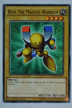 Yugioh Beta The Magnet Warrior YGLD-ENB12 Common 1st Edition - Image 1