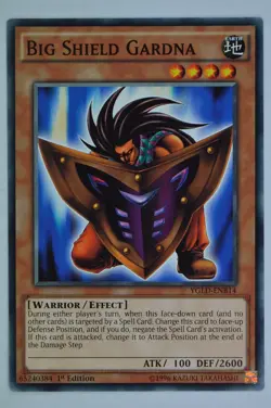 Yugioh Big Shield Gardna YGLD-ENB14 Common 1st Edition - Image 1