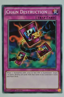 Yugioh Chain Destruction YGLD-ENB38 Common 1st Edition - Image 1