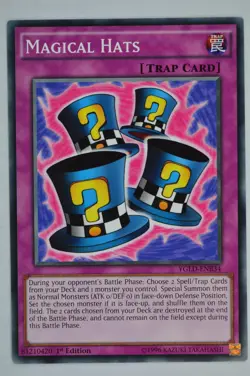 Yugioh Magical Hats YGLD-ENB34 Common 1st Edition - Image 1