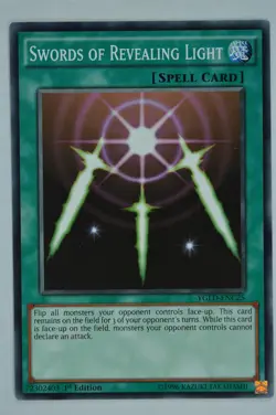 Yugioh Swords of Revealing Light YGLD-ENC25 Common 1st Edition - Image 1