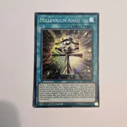 Yugioh INFO-EN053 Millennium Ankh Secret Rare 1st Edition NM - Image 1