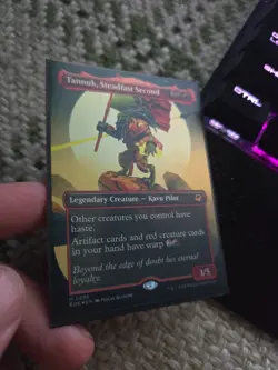 Tannuk, Steadfast Second (Borderless) Edge of Eternities Foil - Image 1