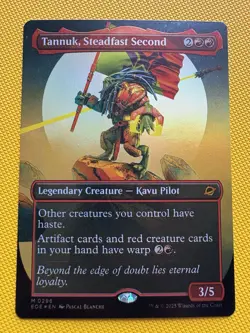 Tannuk, Steadfast Second (Borderless) Edge of Eternities Foil - Image 1