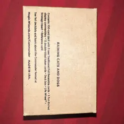 Magic The Gathering Secret Lair Raining Cats and Dogs Commander Deck New Sealed - Image 3