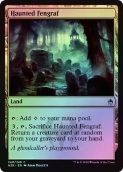 Haunted Fengraf (240/249) - Masters 25 - Common (Foil) - Image 1