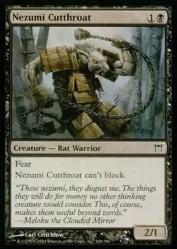 Nezumi Cutthroat -Foil Light Play MTG Champions of Kamigawa - Image 1