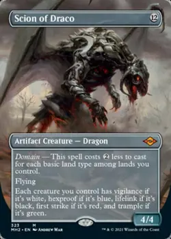 MTG - (Borderless) SCION OF DRACO - Modern Horizons 2 (M) - Image 1