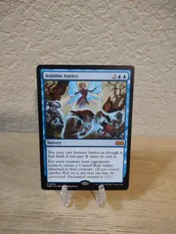 MTG Asinine Antics NM Wilds Of Eldraine - Image 1