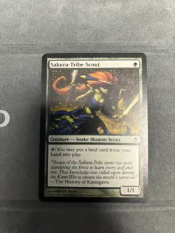 MTG Sakura-Tribe Scout Saviors of Kamigawa 144/165 Regular Common - Image 1