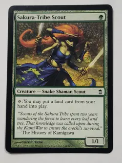 MTG Sakura-Tribe Scout Saviors of Kamigawa 144/165 Regular Common - Image 1