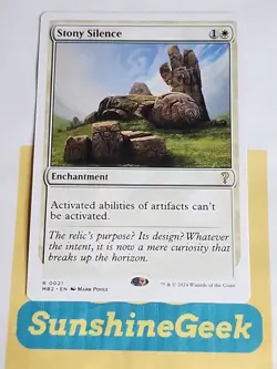 Stony Silence (White Border) Mystery Booster 2 Regular - Image 1
