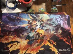 MTG Magic Con Minneapolis March Of The Machine Key Art Playmat Brand New ! - Image 1