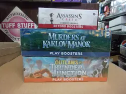 MTG OUTLAWS PLAY + ASSASSIN'S BEYOND + MURDERS PLAY BOOSTER BOXES - Image 1