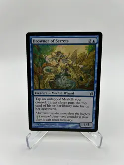 MTG 2007 Drowner of Secrets - Creature Merfolk Wizard Lorwyn 58/301 LRW Uncommon - Image 1