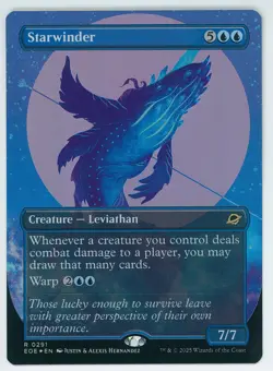 Starwinder Borderless Foil 0291 EOE NM/MT [Edge of Eternities:MTG] - Image 1