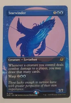 Starwinder Borderless Foil 0291 EOE NM/MT [Edge of Eternities:MTG] - Image 1