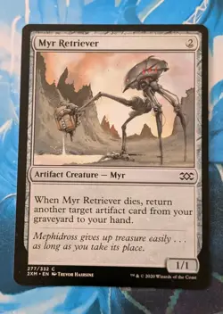 MTG Double Masters Common MYR RETRIEVER NM - Image 1