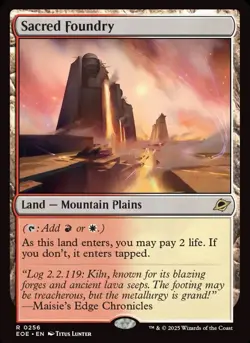 Sacred Foundry - 256 - Edge of Eternities- Near Mint - MTG - Image 1