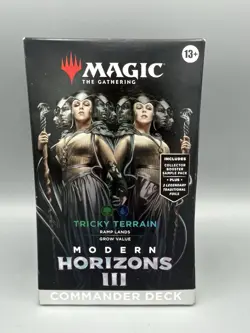 Magic: The Gathering Modern Horizons 3 Tricky Terrain Commander Deck Sealed - Image 1