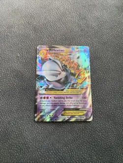 Pokemon TCG Mega Mewtwo EX Breakthrough 63/162 Holo Near Mint - Image 1