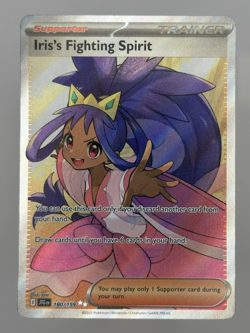 Iris’s Fighting Spirit - 180/159 - Pokemon TCG - Journey Together - JTG EN - Image 1