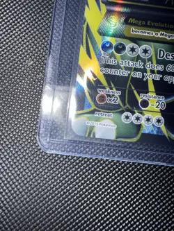 Pokemon M Tyranitar EX 92/98 XY Ancient Origins Mega Full Art Ultra Rare Holo MP - Image 5