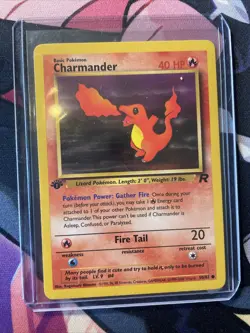 Pokemon Card Charmander Team Rocket 1st Edition Common 50/82 Near Mint - Image 1