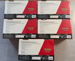 LOT OF 5 Pokemon Prismatic Elite Trainer Box + Poke Ball Sams Club Bundle SEALED - Image 2
