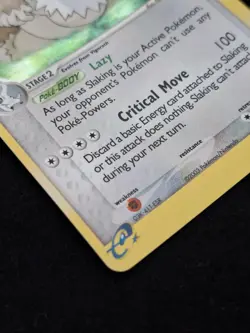 Pokemon Card SLAKING 12/109 EX Ruby Sapphire Holo Rare Very Good Condition - Image 4