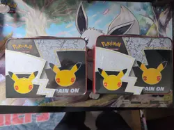 Pokemon Celebrations 25th Anniversary Collector’s Chest Lunch Box Tin Sealed x 2 820650809415 - Image 2