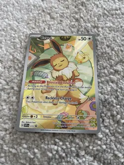 Pokemon Eevee - SVP 173 Scarlet & Violet Prismatic Evolutions Promo Card - Image 1