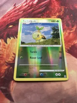 2007 Diamond and Pearl Turtwig DP01 Pokemon Promo Holo - LP + D & P 103/130 - Image 4