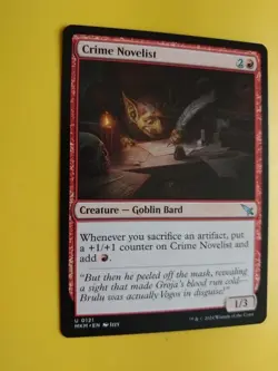 Crime Novelist Goblin Bard MKM Magic the Gathering Card. - Image 3