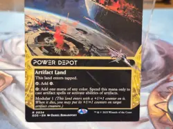 R 0034 Power Depot Land Stellar Sights Edge of Eternities MTG Card Borderless - Image 3